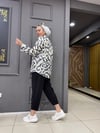 Gri Dalmaçya Desen Armül Gömlek