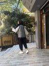 Güle Detay Şalvar Takım Siyah