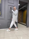 Kapişonlu Kaşe Kap Gri