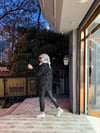 Kapitone Saçaklı Kap Siyah