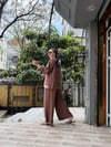 Kapşonlu Modal Takım Kahve