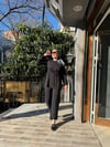 Kemerli Ön Detay Takım Siyah