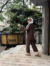 Kimonolu Tensel Takım Kahve