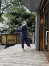 Kimonolu Tensel Takım Lacivert