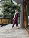 Kimonolu Tensel Takım Mürdüm