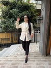 Kısa Kaşe Mont Ekru