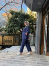 Kol Büzgü Takım Lacivert
