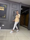 Kuşaklı Luna Keten Gömlek Sarı