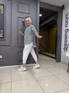 Lacivert Çizgili İçlik Detaylı Gömlek