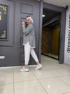 Lacivert Çizgili İçlik Detaylı Gömlek