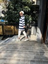 Lacivert Çizgili Sweat