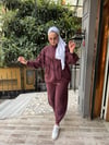 Mia Tensel Hırkalı Takım Bordo