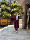 Modal Arabalı Takım Bordo