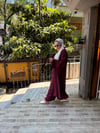 Modal Arabalı Takım Bordo