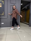 Modal Düz Gömlek Kahverengi