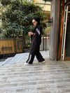Modal Şeritli Takım Siyah