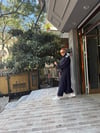 Nubuk Asimetrik Takım Lacivert