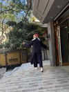 Nubuk Asimetrik Takım Lacivert