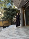 Nubuk Asimetrik Takım Siyah