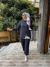 Ön Fermuarlı Takım Füme