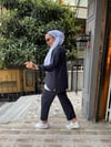 Ön Fermuarlı Takım Füme
