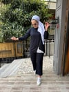 Ön Fermuarlı Takım Lacivert