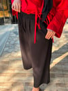 Oysh Bol Paça Pantolon Etek Siyah