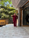 Oysh Çapraz Takım Bordo