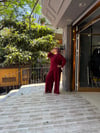Oysh Çapraz Takım Bordo