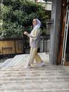 Oysh Paraşüt Hırka Detaylı Takım Sarı Gri