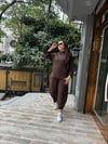 Oysh Şalvar Takım Kahve