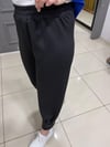 Paça Çıtçıt Şalvar Scuba Pantolon Siyah