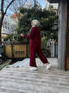 Paça Detay Oysh Takım Bordo