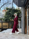 Paça Detay Oysh Takım Bordo
