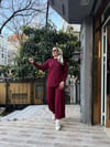 Paça Detay Oysh Takım Bordo