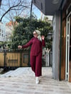 Paça Detay Oysh Takım Bordo