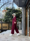 Paça Detay Oysh Takım Bordo