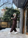 Paça Detay Oysh Takım Kahve