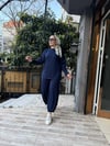 Paça Detay Oysh Takım Lacivert