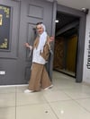 Panama Örme Kumaş 2'li Takım Bej