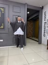 Panama Örme Kumaş 2'li Takım Füme
