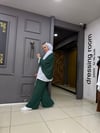 Panama Örme Kumaş 2'li Takım Yeşil