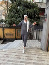 Paraşüt Detaylı Eşofman Takımı Füme