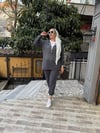 Paraşüt Detaylı Eşofman Takımı Füme