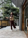 Paraşüt Detaylı Oysh Takım Kahve Bej