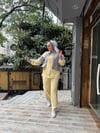 Paraşüt Detaylı Oysh Takım Sarı Gri