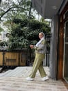 Paraşüt Detaylı Oysh Takım Yeşil Gri