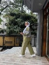 Paraşüt Detaylı Oysh Takım Yeşil Gri