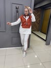 Paraşütlü Ekru Kiremit Eşofman Takımı 