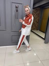 Paraşütlü Ekru Kiremit Eşofman Takımı 